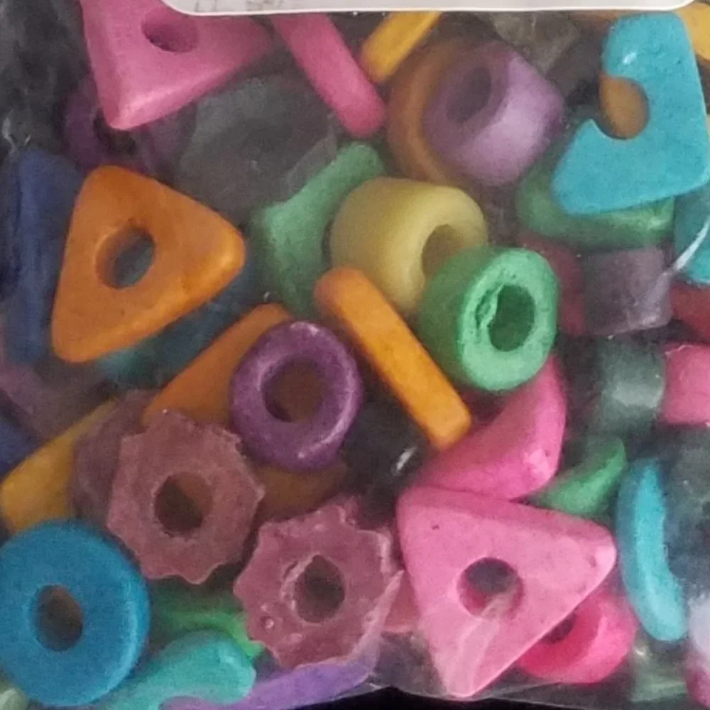 240 Greek Ceramic BEADS Mixed Colors & Shapes NEW bundle set lot over 45g